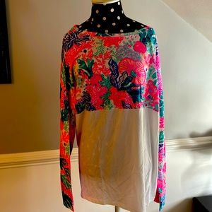 NWT XXL Lily Pulitzer Seaside Carnivale Long Sleeve Top
